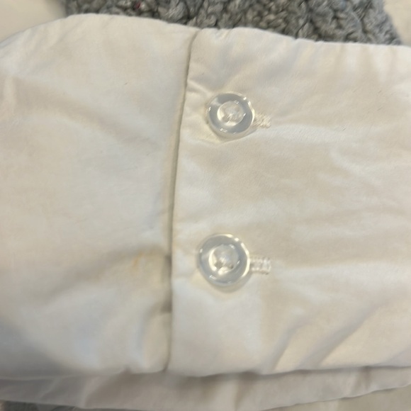 Maeve Twofer Grey Turtleneck with Crisp White Blouse Size Small - Picture 5 of 6